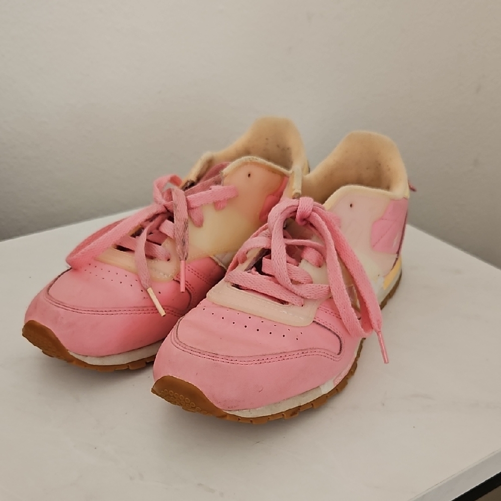 Pink and Cream 1983 Reebok Sneakers